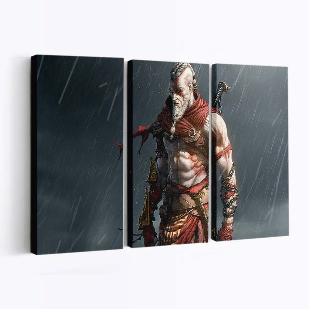 kratos fanart 4k ty